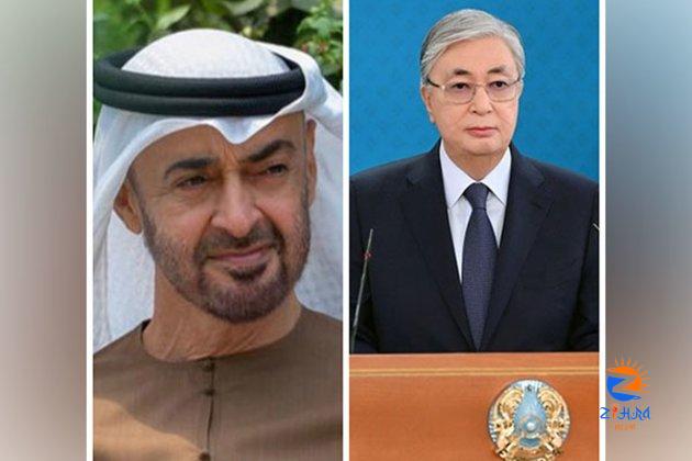 UAE President, President of Kazakhstan review bilateral ties