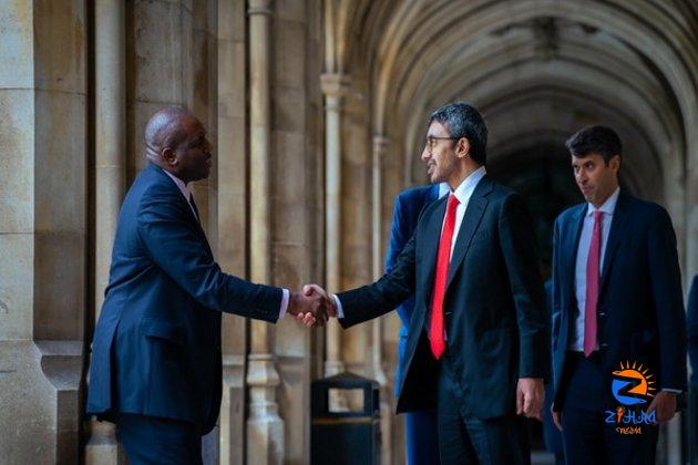 UAE Foreign Minister Abdullah bin Zayed, UK’s Shadow Secretary of State review strengthening strategic relations