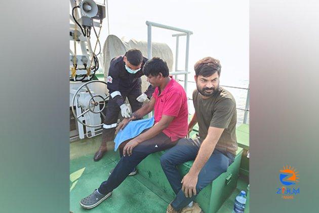 Coast guard rescues 2 injured Indian crew members from foreign vessel