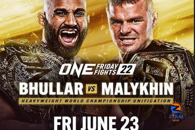 Arjan Bhullar set to unify ONE Heavyweight World Title with Anatoly Malykhin