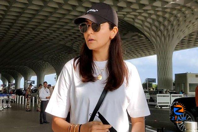 Anushka Sharma leaves for France, papped at Mumbai airport