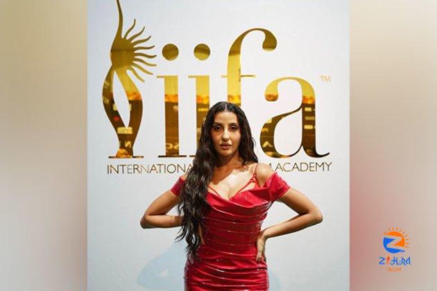 Nora Fatehi turns up the heat in red hot dress