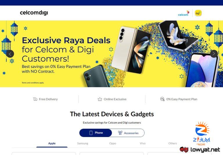 CelcomDigi Online Shop Offers Discounts Of Up To RM1,000 For Existing Customers