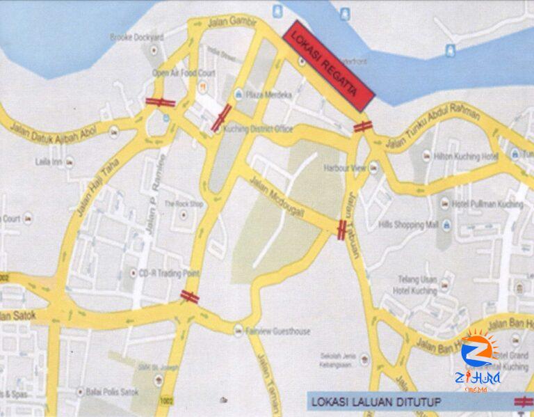 Roads closures on Sunday for national-level Unity Week launch at Kuching Waterfront