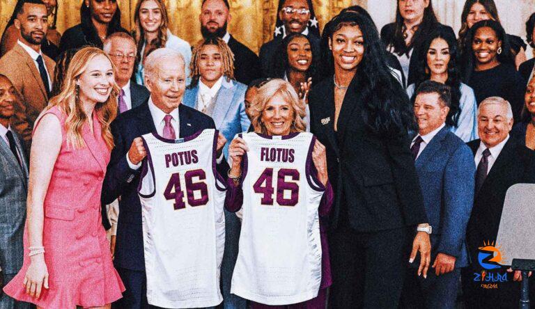 LSU player faints during White House ceremony honoring title