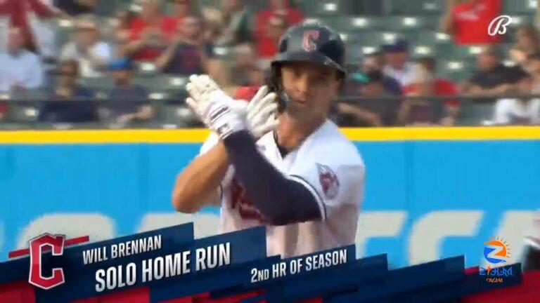 Will Brennan smashes a solo homer for an early Guardians lead over White Sox