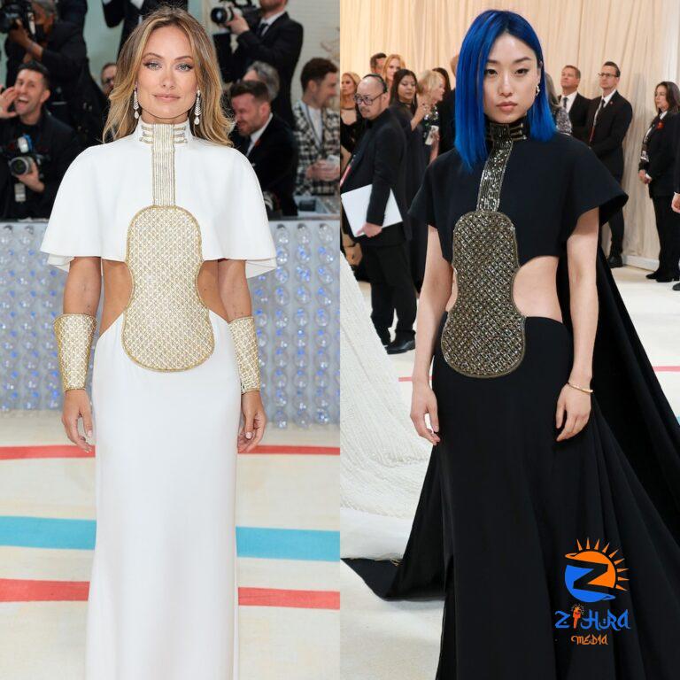 Met Gala: Olivia Wilde Reacts to Wearing Same Dress as Margaret Zhang