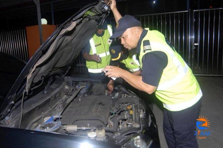 40 issued inspection notices for having LED, HID headlamps in Sibu