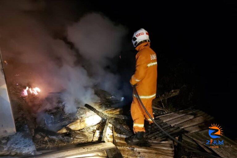 Bintangor elderly couple loses home to early morning fire