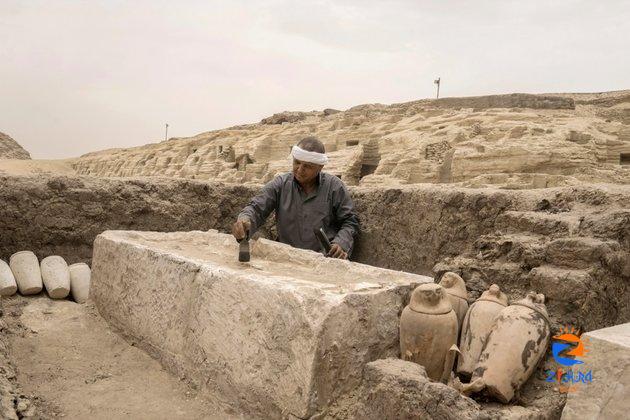 Egypt Unveils Recently Discovered Ancient Workshops, Tombs Near Cairo