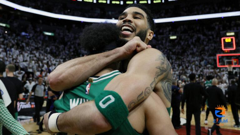 Watch: Derrick White’s last-second put-back forces Game 7