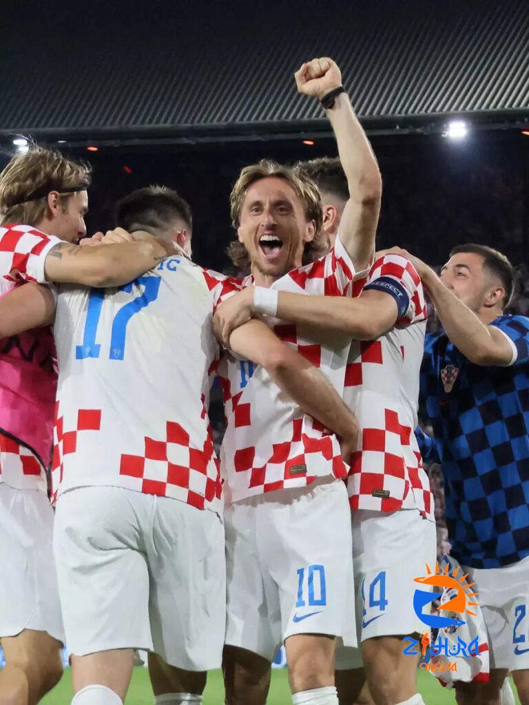 In Pics – Croatia reach Nations League final after knocking out Netherlands