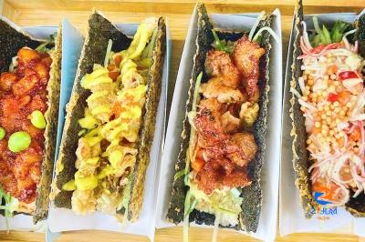 Japanese flavours meet Mexican textures in Kinori’s colourful and creative seaweed tacos