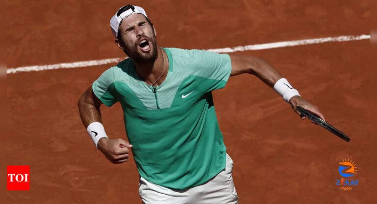 Khachanov digs deep to reach French Open last eight | Tennis News