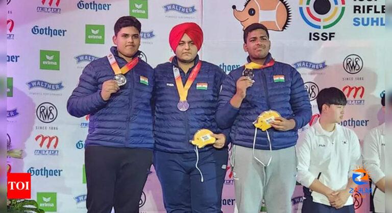 ISSF Junior World Cup: Silver for India in rapid fire pistol team event | More sports News