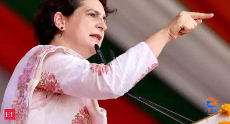 Priyanka Gandhi in Jabalpur: ‘Whatever promises our party made, we have fulfilled them’ – The Economic Times Video