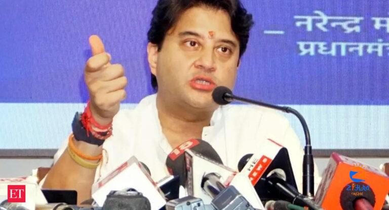 Jyotiraditya Scindia: Congress leader’s ‘derogatory’ remarks against PM Modi show party’s desperation ahead of MP polls, says Scindia