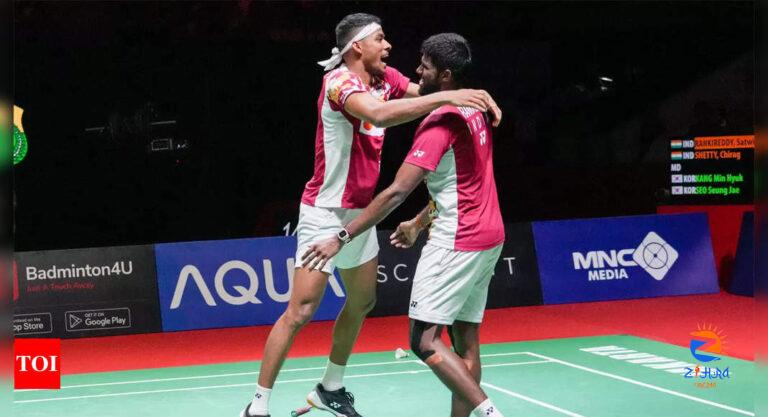 Indonesia Open: Satwik and Chirag overcome stiff challenge to enter men’s doubles final | Badminton News