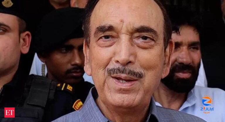 ghulam nabi azad: Ghulam Nabi Azad reiterates demand for assembly polls in J&K – The Economic Times Video