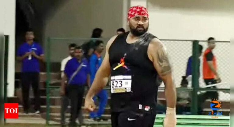 Tajinder Pal Toor: Shot putter Tajinder Pal Toor shatters own Asian record, qualifies for World C’ships and Asian Games | More sports News