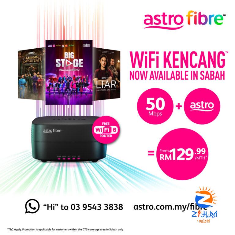 Astro Fibre Now Available to Additional 118,000 Homes in Sabah