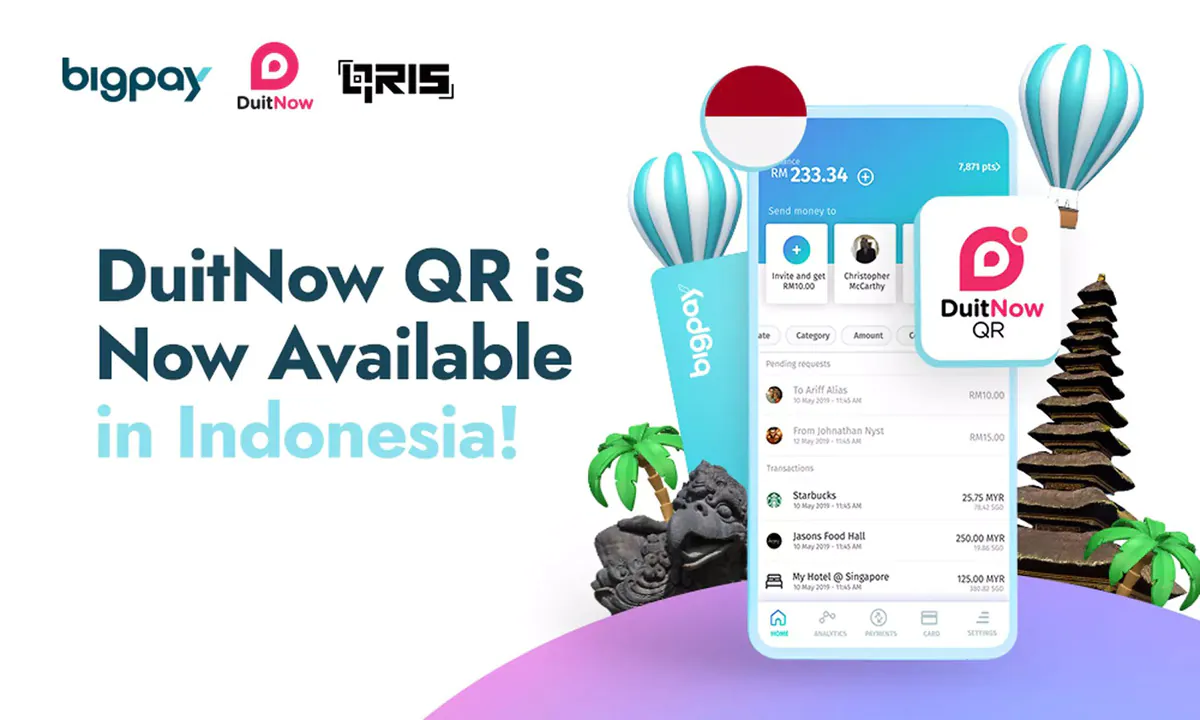 BigPay Adds Indonesia To Its Cross-Border QR Payment Feature