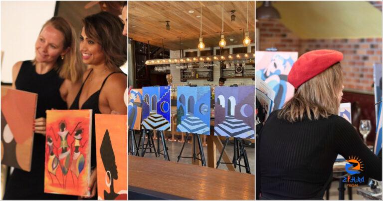 Get creative at one of these paint and grape classes in Dubai