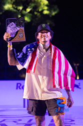 Monster Energy’s Nyjah Huston Takes First Place in Skateboard Street at 2023 World Skateboarding Tour Competition in Rome