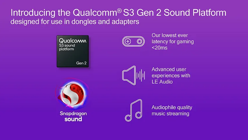 Qualcomm S3 Gen 2 Sound Dongle Brings Sound Sources Up To Date Tech