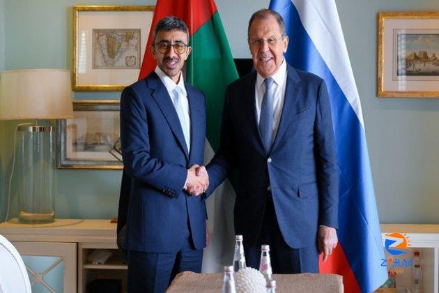 UAE’s Abdullah bin Zayed meets Russian foreign minister on sidelines of ‘friends of brics’ meeting