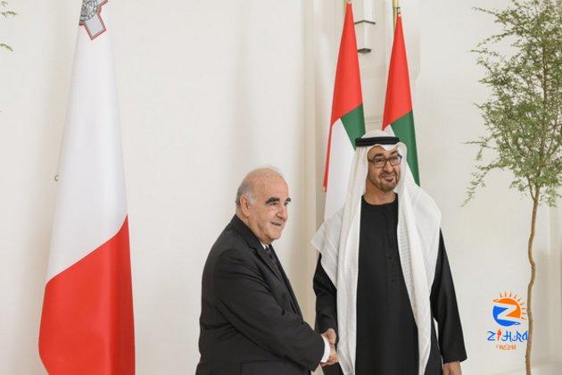 UAE President and President of Malta discuss strengthening bilateral ties