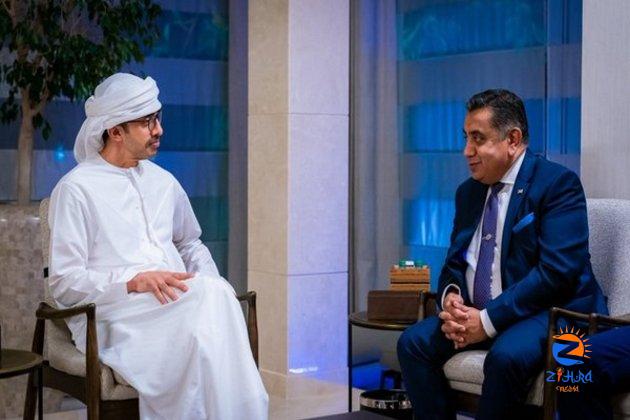 UAE Foreign Minister Abdullah bin Zayed receives British Minister of State