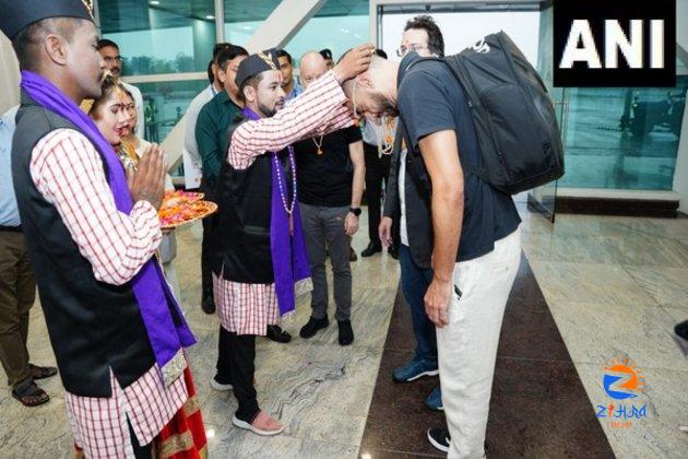 Foreign delegates receive warm welcome at Jollygrant Airport in Dehradun ahead of G20 summit