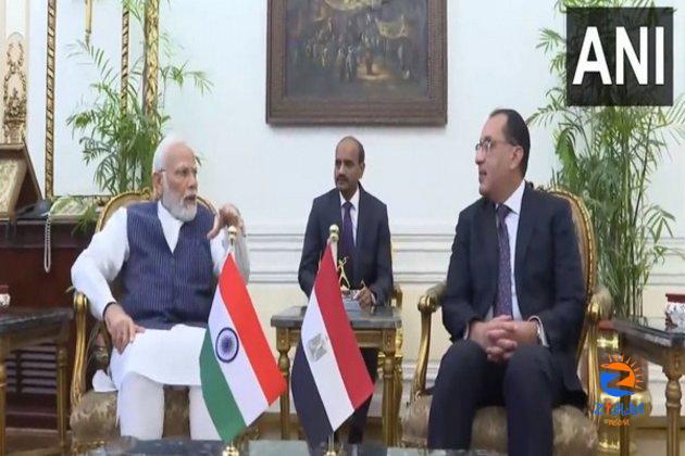 PM Modi holds roundtable meeting with his Egyptian counterpart Mostafa Madbouly