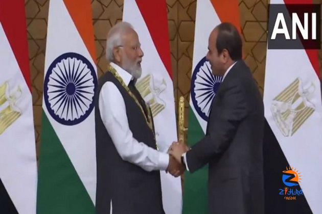 PM Modi conferred with Egypt’s highest state honour ‘Order of the Nile’ award