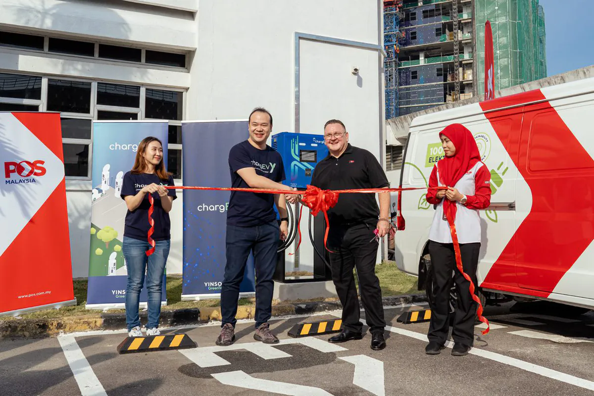 Pos Malaysia Sets Up New ChargEV Stations At Six Of Its Offices Nationwide