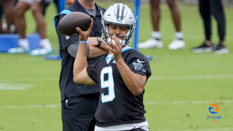 Teammates give Panthers rookie QB rave reviews