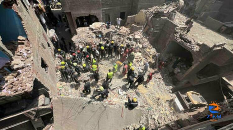 Egypt building collapse kills at least a dozen