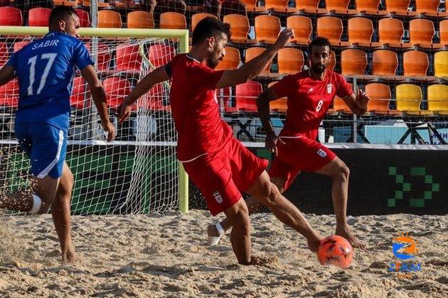 Iran Beach Soccer Edges UAE at 2nd CIS Games