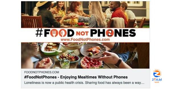 September 19, 2023 is National Food Not Phones Day Promoting Family & Friends Connecting Over Mealtimes