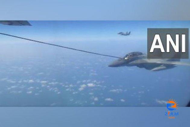 Indian Air Force refuels Egyptian Rafale fighters as part of Exercise Bright Star-23