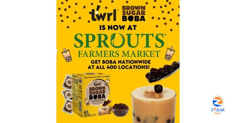 Twrl Milk Tea Introduces Its Bestselling Brown Sugar Boba to Sprouts Farmers Markets Nationwide