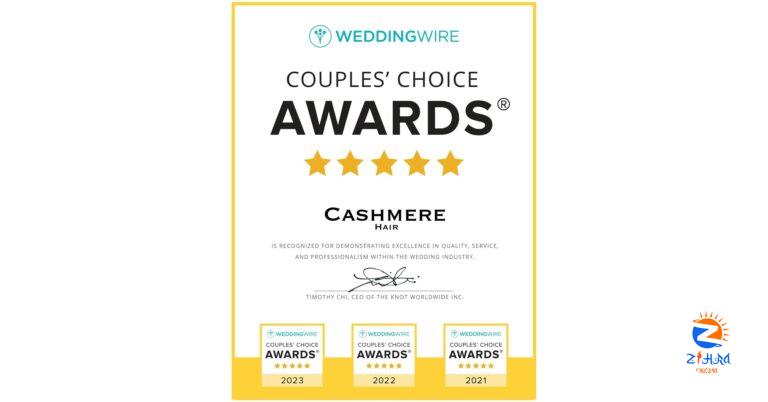 Renowned for Quality Clip-In Hair Extensions 2023 WeddingWire Couples’ Choice Awards