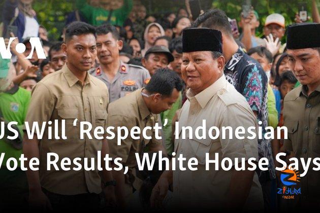 US Will Respect Indonesian Vote Results, White House Says