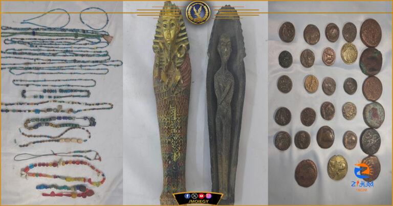 Authorities arrest man attempting to smuggle 1,118 Egyptian artifacts