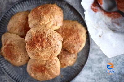 For something light yet decadent, try these savoury ‘gougères’ with aged Cheddar and smoked paprika