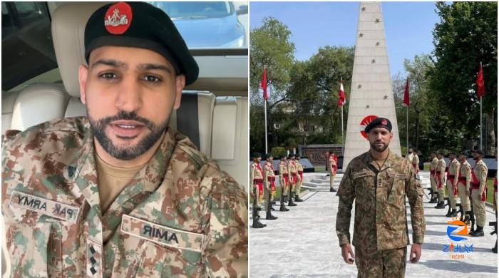 Amir Khan becomes honourary captain of Pakistan Army