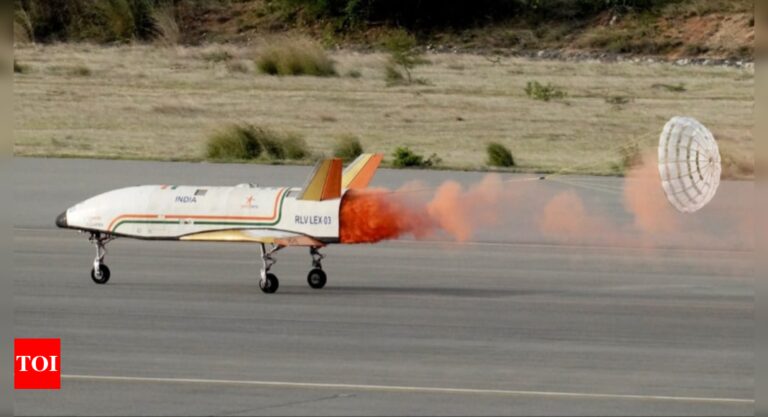 Isro’s reusable launch vehicle completes 3rd landing test, paving way for orbital re-entry | India News