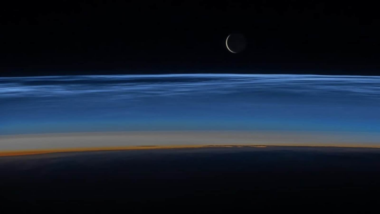 ‘Against the blackness of space’: NASA shares breathtaking photo of moonrise from unique vantage point of space station