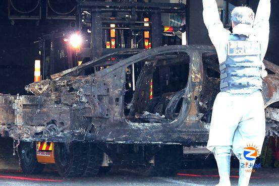 Huge Fire Sparked by a Mercedes-Benz EV Adds to Safety Concerns Dogging Industry